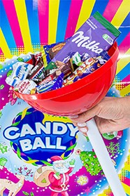 Гиганский леденец CANDY BALL 700г