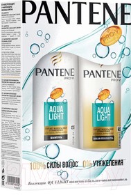 Набор PANTENE Aqua Light шампунь 250мл + бальзам 200мл